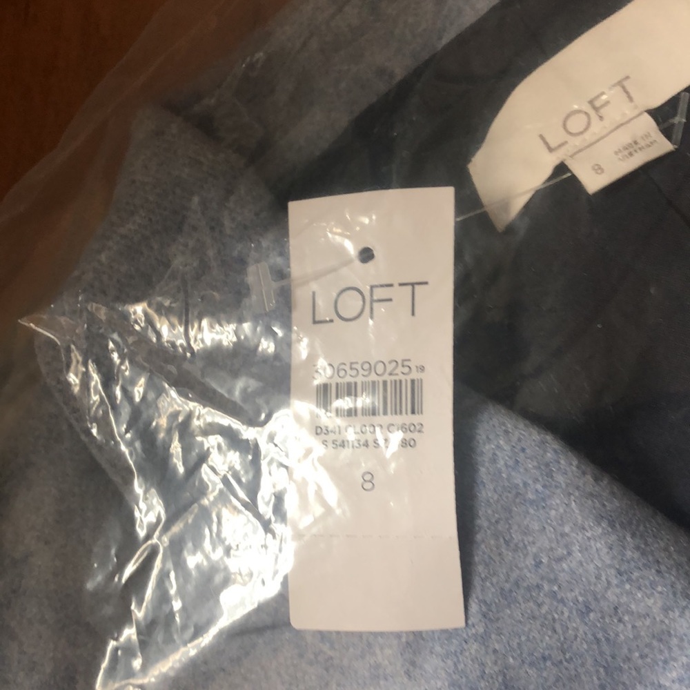 NWT LOFT MELANGE DOUBLE BREASTED MODERN BLAZE - Picture 6 of 9